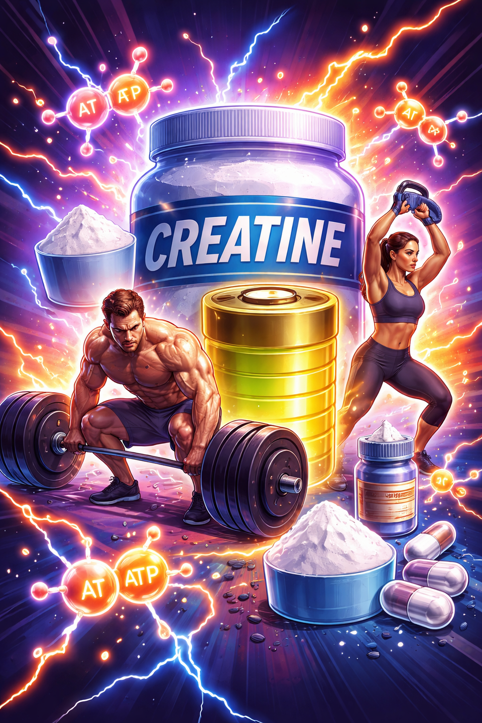 Monohydrate (creatine monohydrate) – The Spare Battery in the Muscle