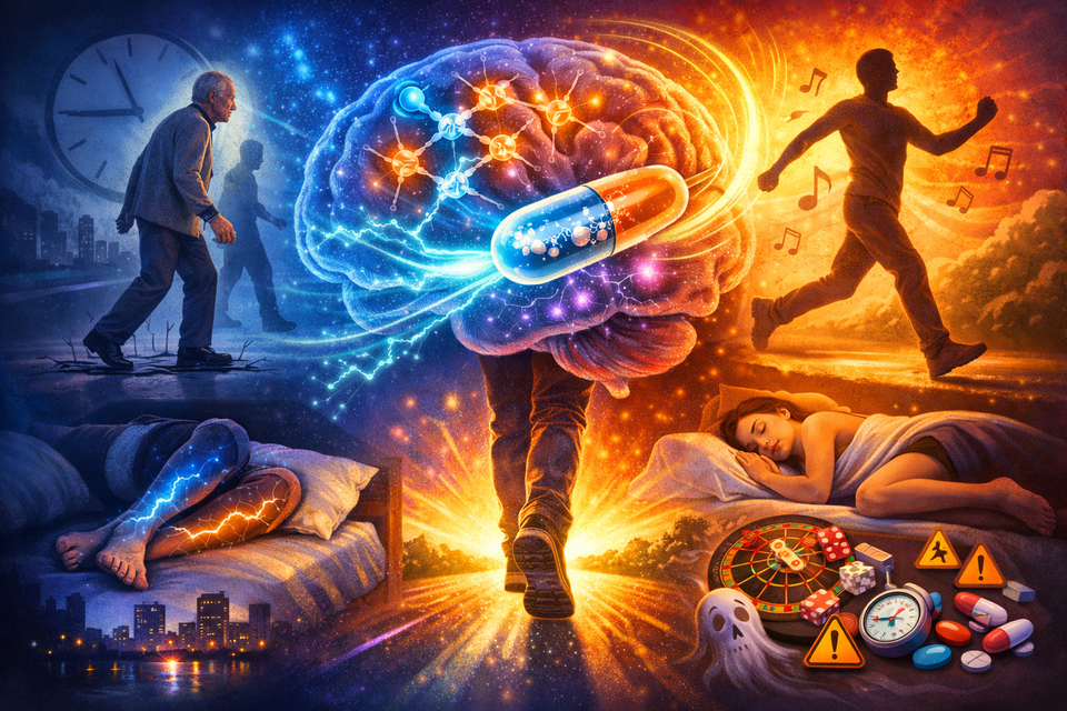 Ropinirole HCl – The Dopamine Echo That Keeps You Moving